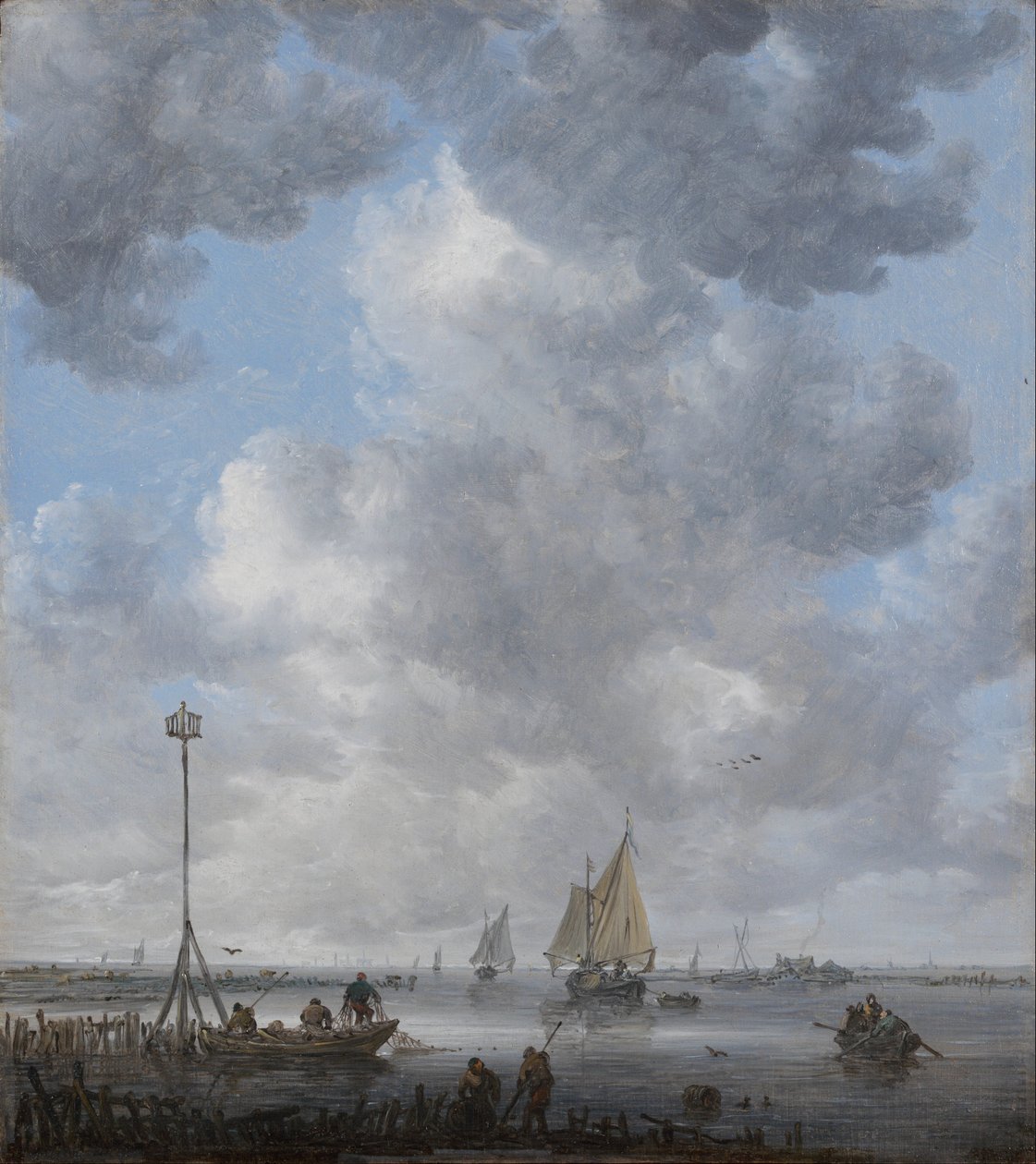 Le calme - Jan van Goyen