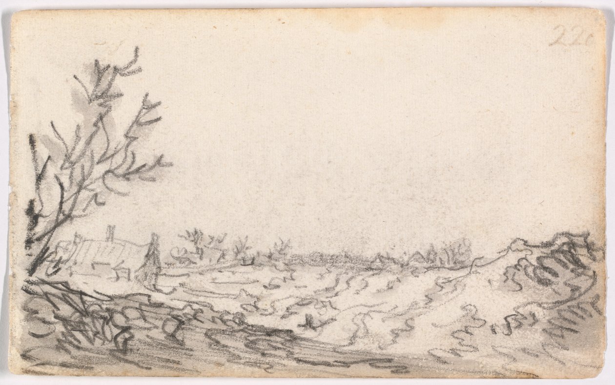 Un paysage de dunes - Jan van Goyen