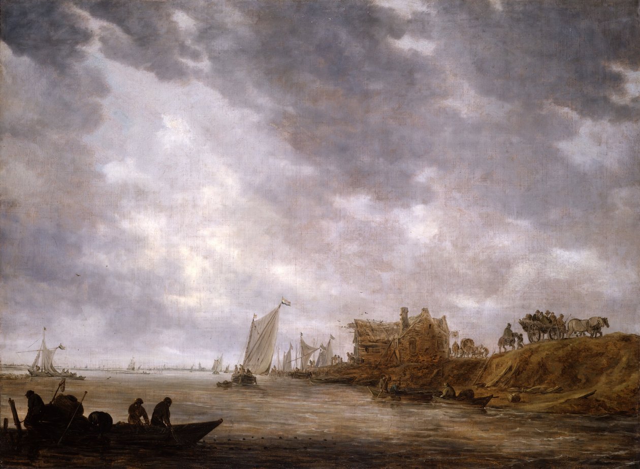 Scène de rivière, 1642 - Jan van Goyen