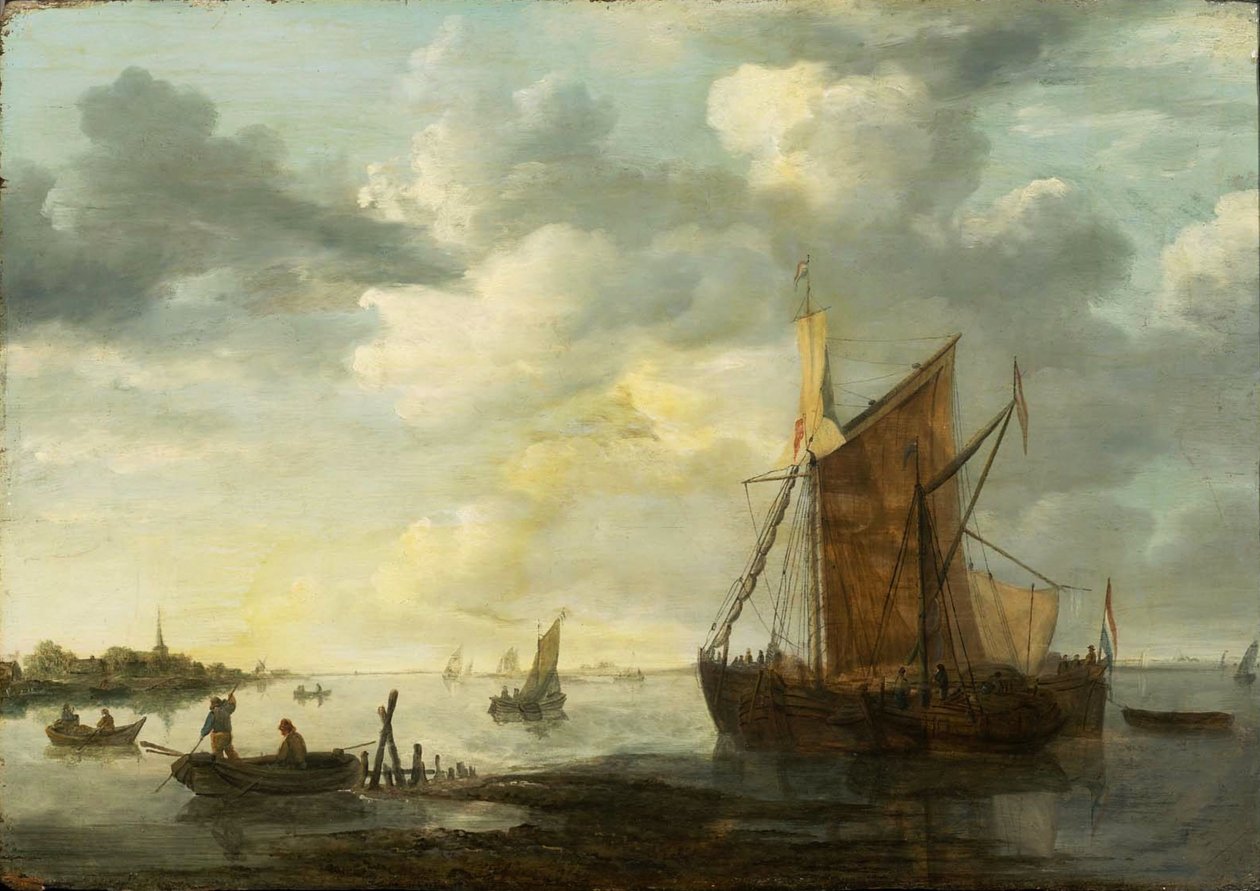 Soirée sur la Meuse - Jan van Goyen