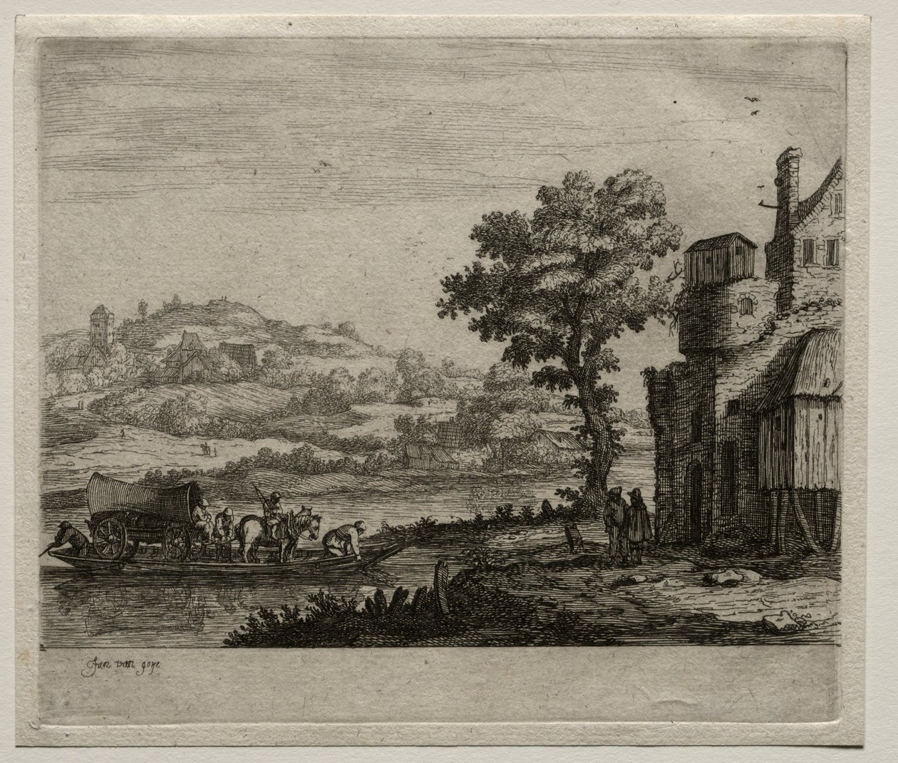 Le bac - Jan van Goyen