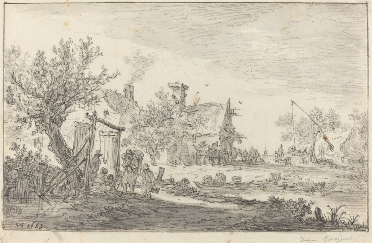 Auberge de bord de route - Jan van Goyen