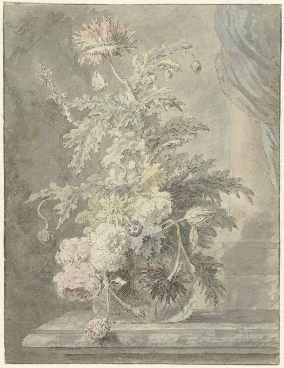 Vase avec des fleurs - Jan van Huysum (possibly)