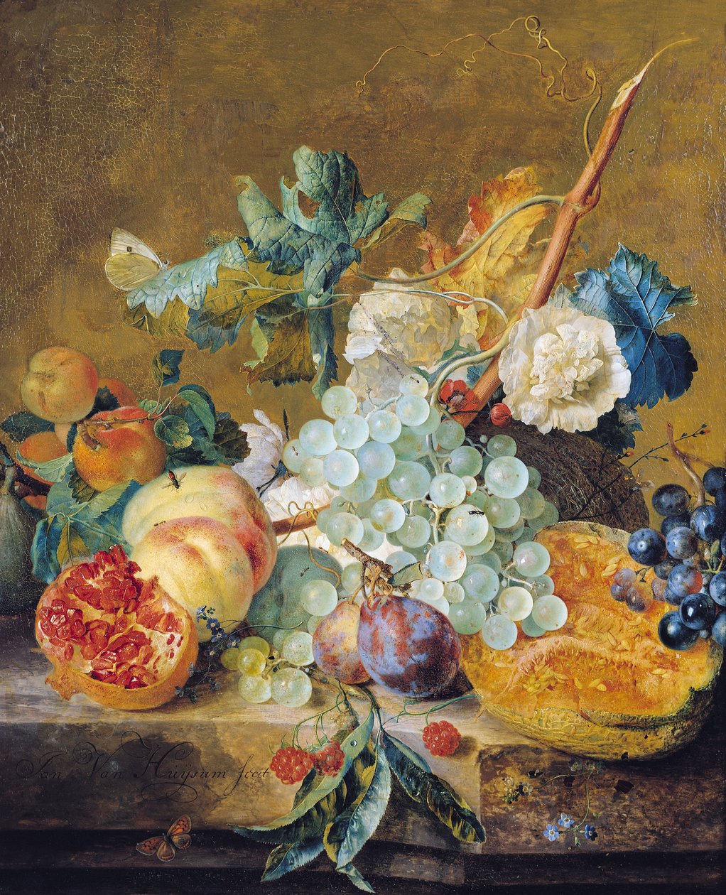 Fleurs et fruits - Jan van Huysum