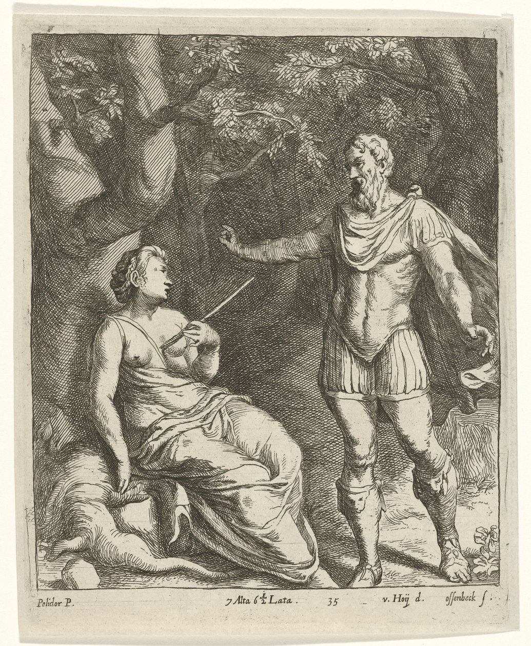 Céphale et Procris - Jan van Ossenbeeck
