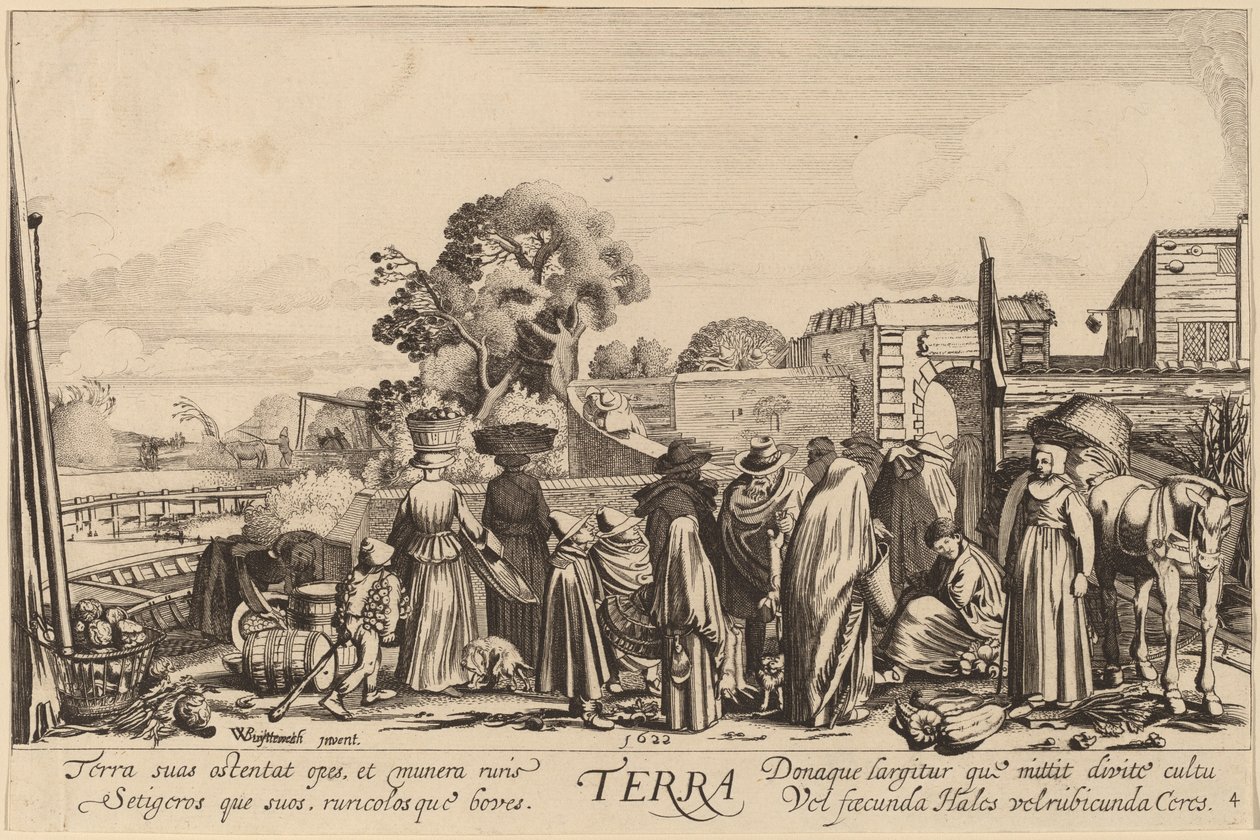 Terre - Jan van de Velde II after Willem Buytewech