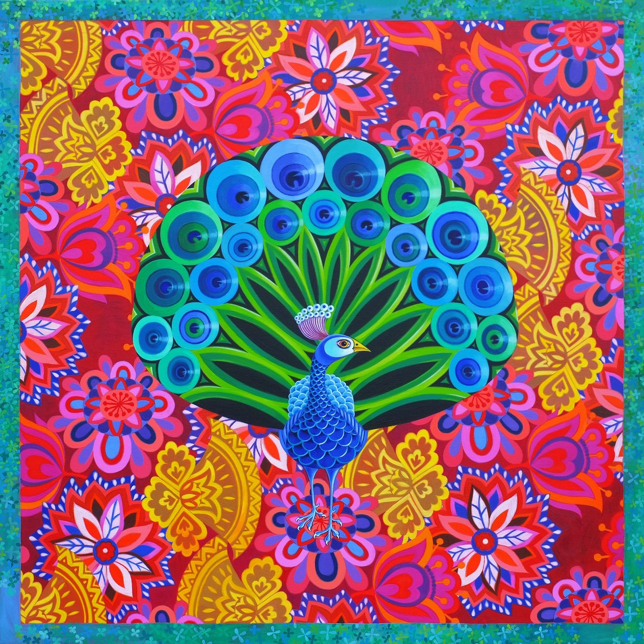 Paon et motif, 2015 - Jane Tattersfield