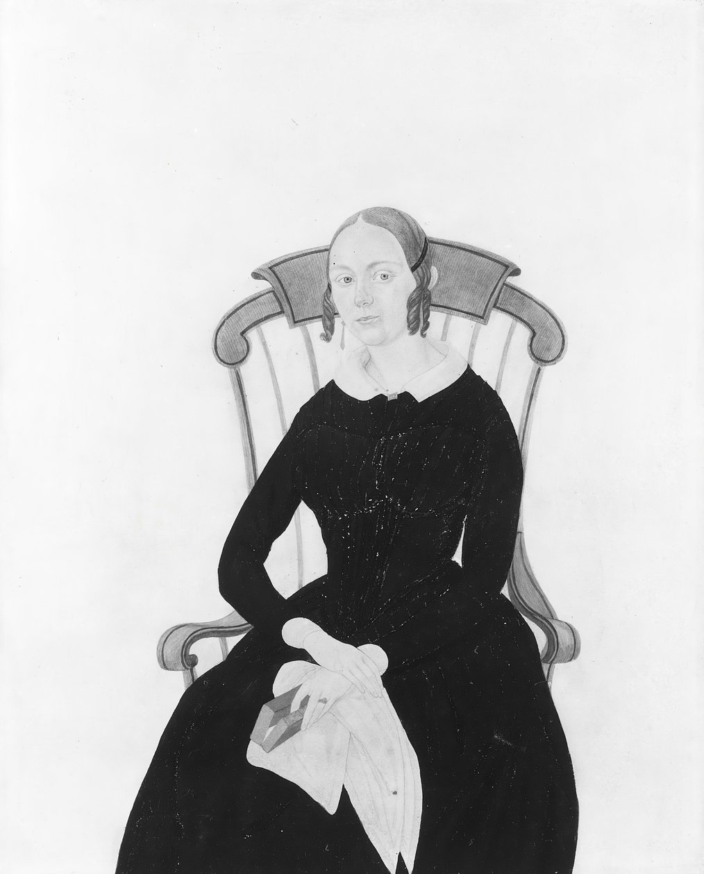 Dame assise dans un fauteuil à bascule de Boston - Jane Anthony Davis