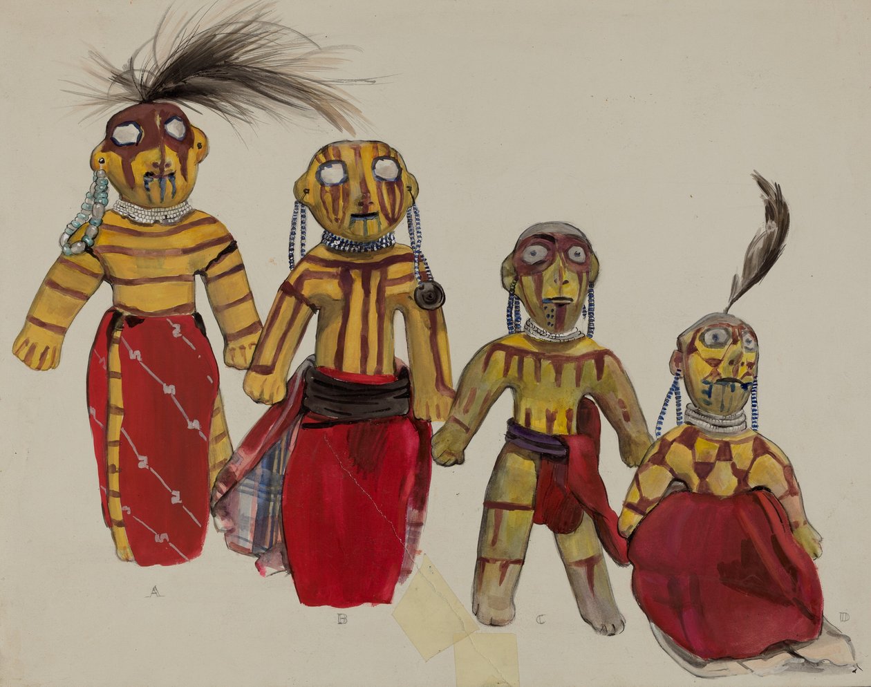 Groupe de poupées indiennes - Jane Iverson