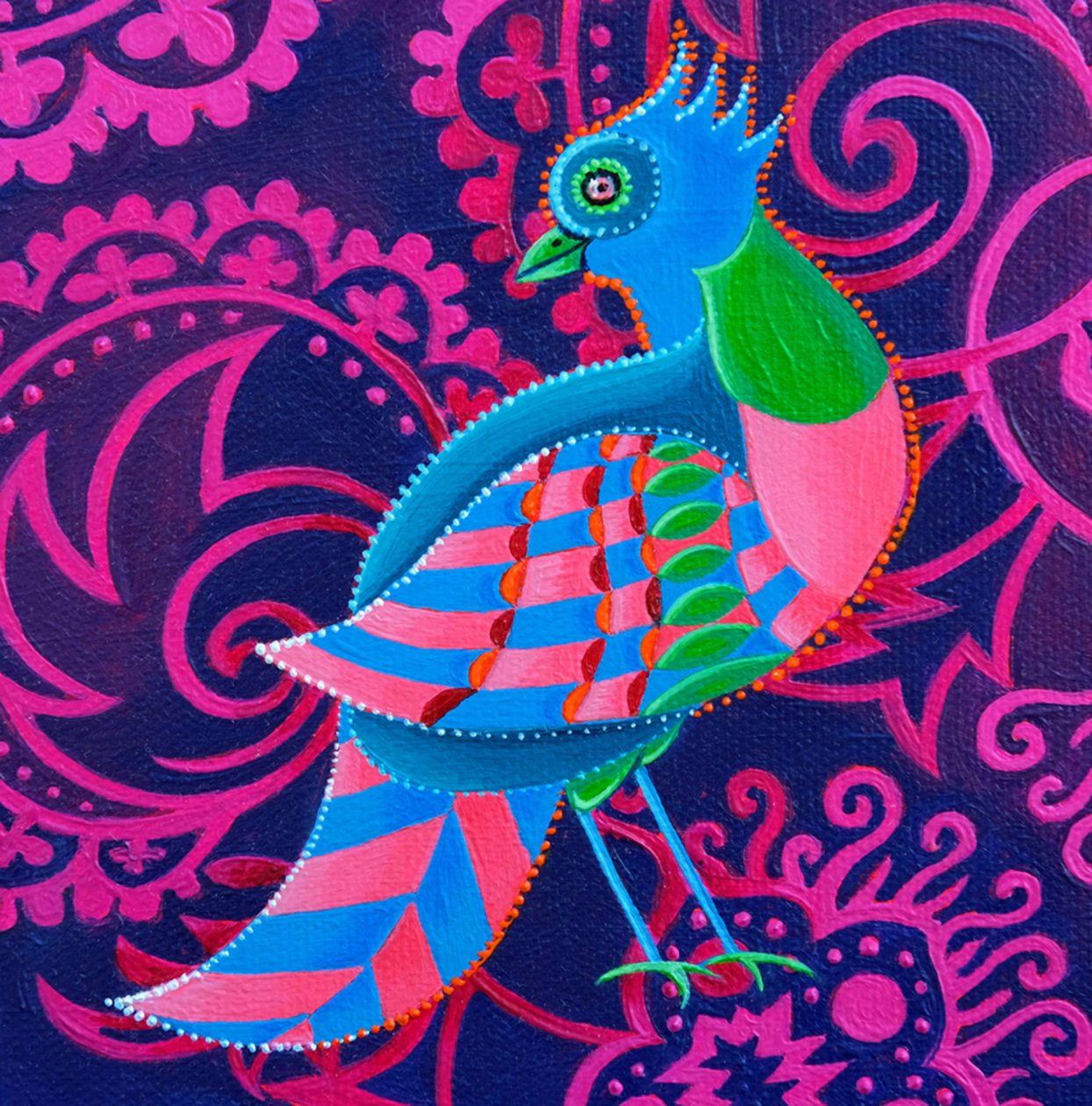 Oiseau à damier - Jane Tattersfield