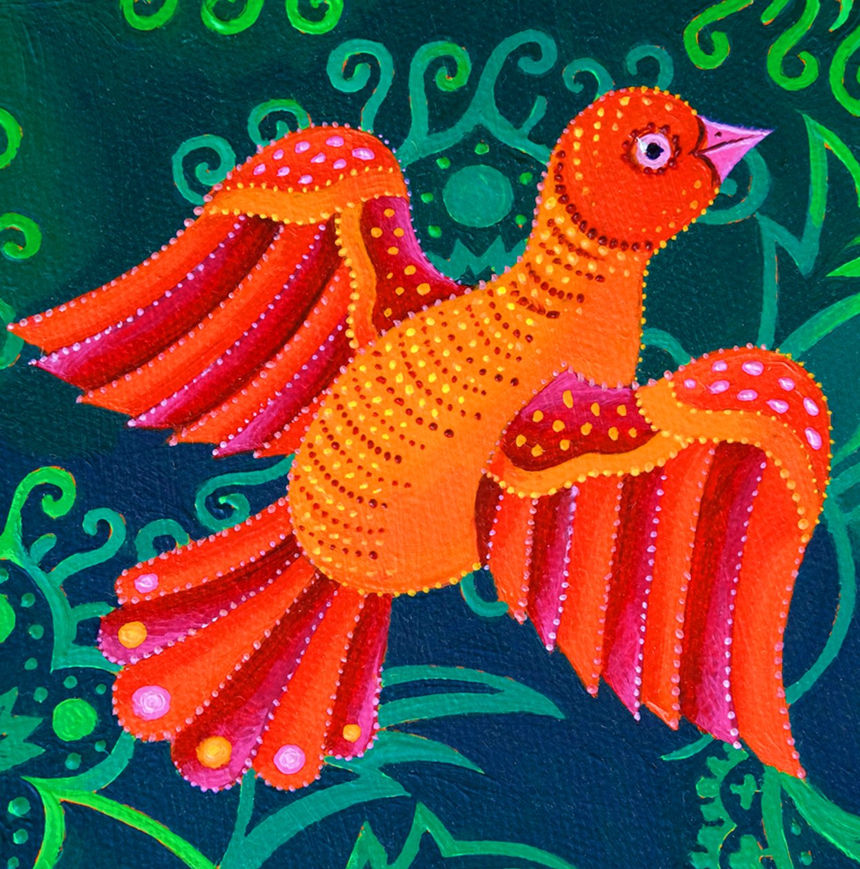 Oiseau orange - Jane Tattersfield