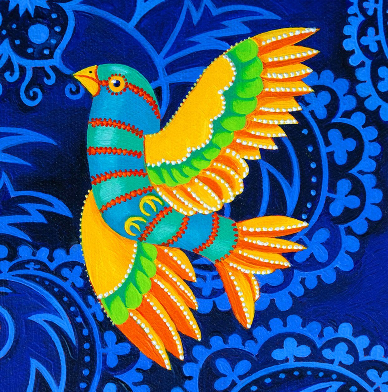 Oiseau à ailes jaunes, 2019 - Jane Tattersfield