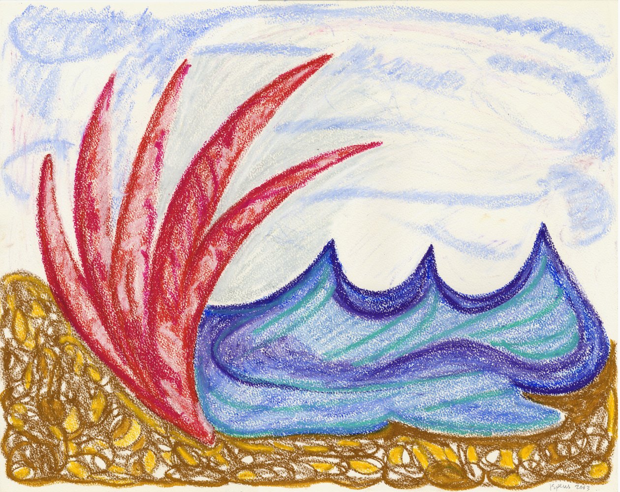 Vue sur la mer de Wormiston, 2003 - Janet McKenzie