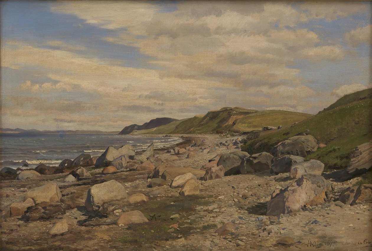 Partie de plage à Helgenæs - Janus La Cour
