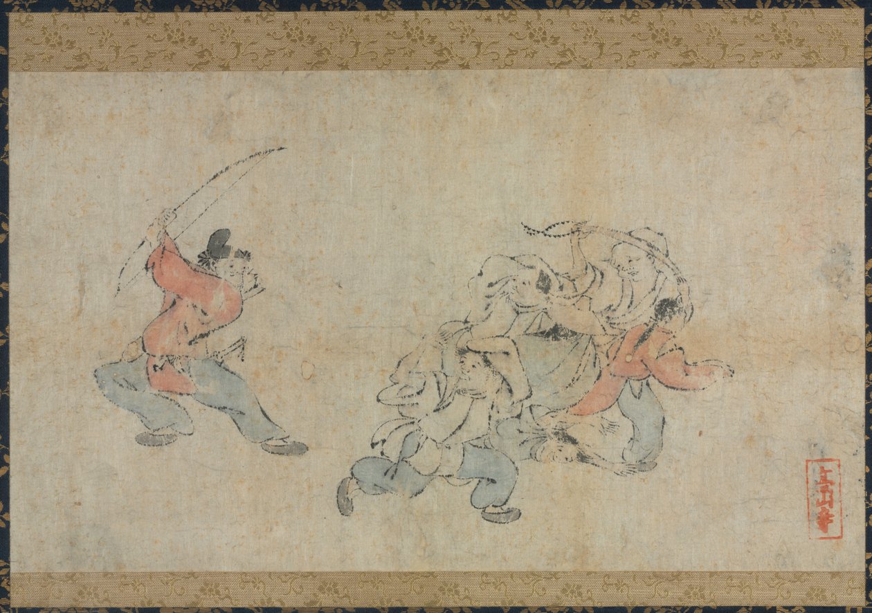 Toba-e (Image comique) - Japan, Edo period