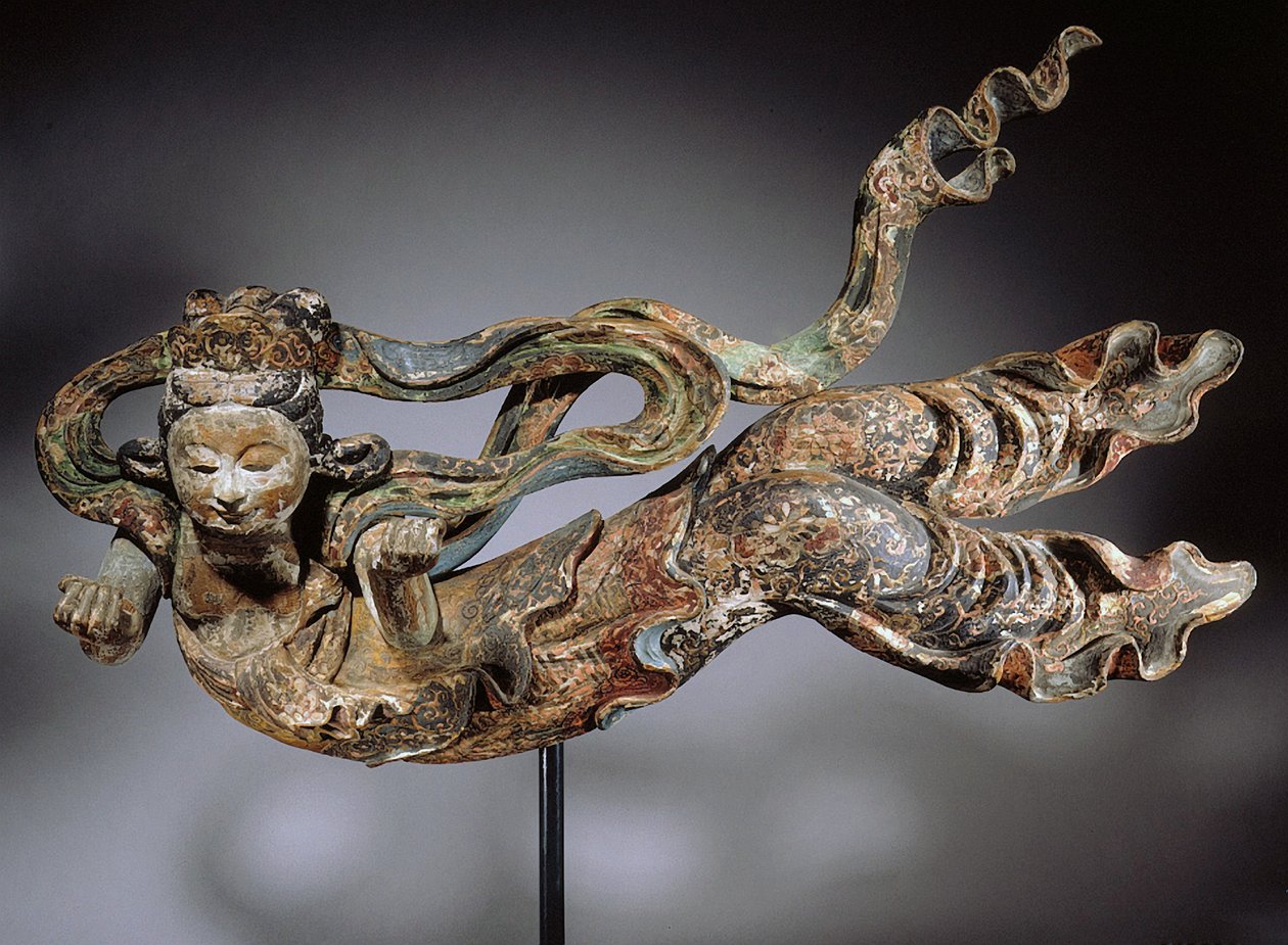 Apsaras, 17e-18e siècle - Japanese School