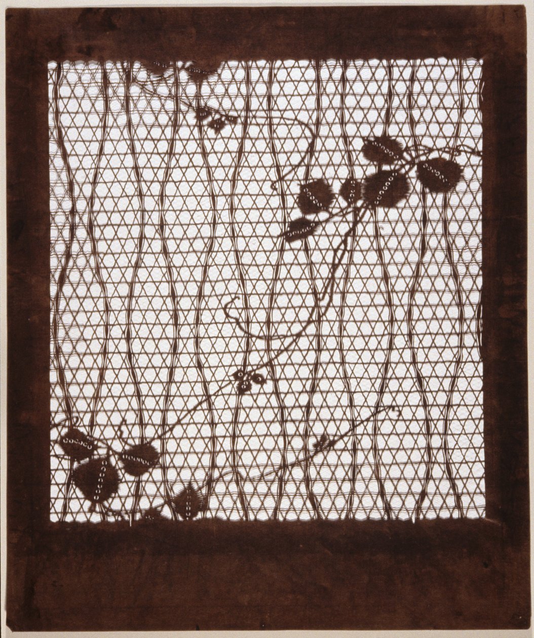 Pochoir : Feuilles de fraise - Japanese School