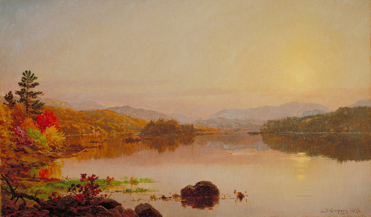 Lac Wawayanda, 1876 - Jasper Francis Cropsey