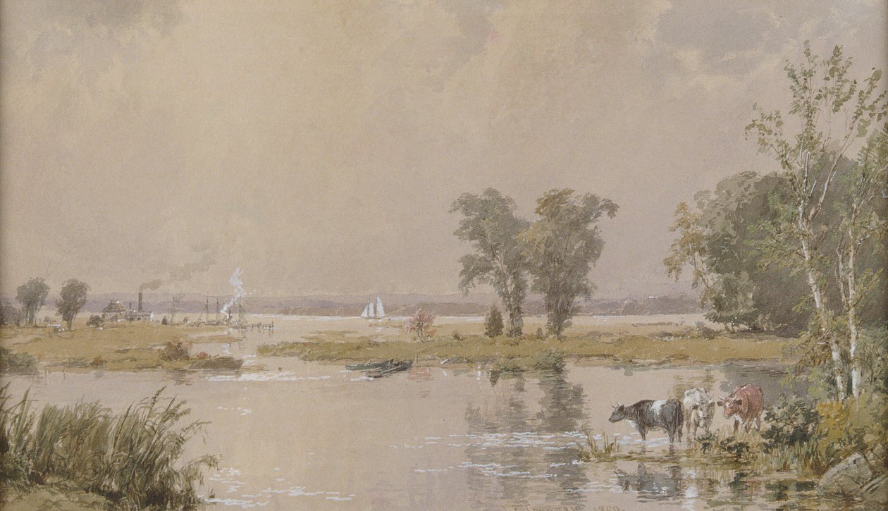 Marais de Hackensack, 1890 - Jasper Francis Cropsey