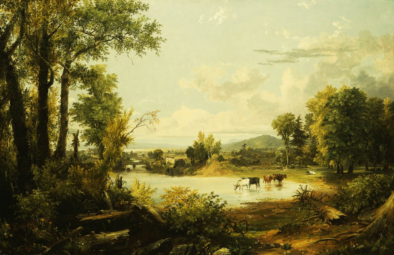 La vallée tranquille, 1856 - Jasper Francis Cropsey