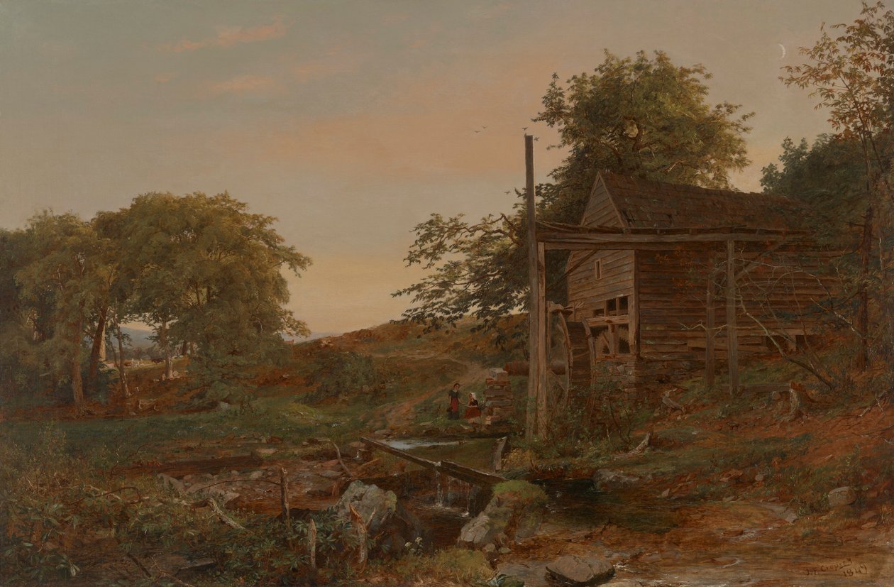 Le moulin à eau - Jasper Francis Cropsey