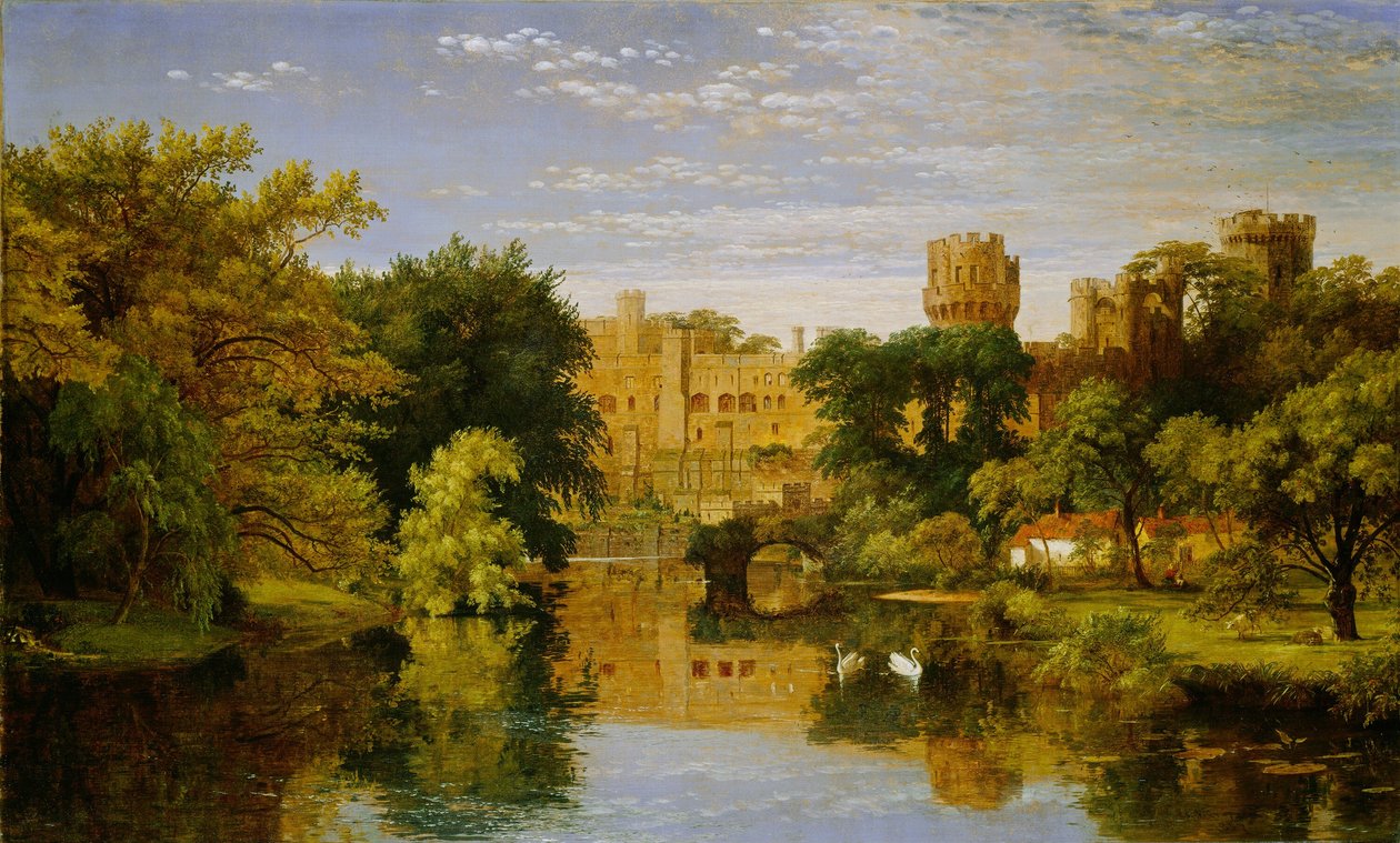 Château de Warwick, Angleterre - Jasper Francis Cropsey