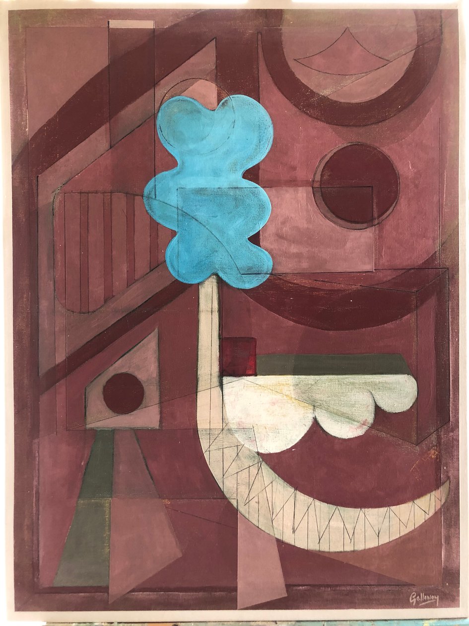 Abstrait 1 (peinture) - Jasper Galloway