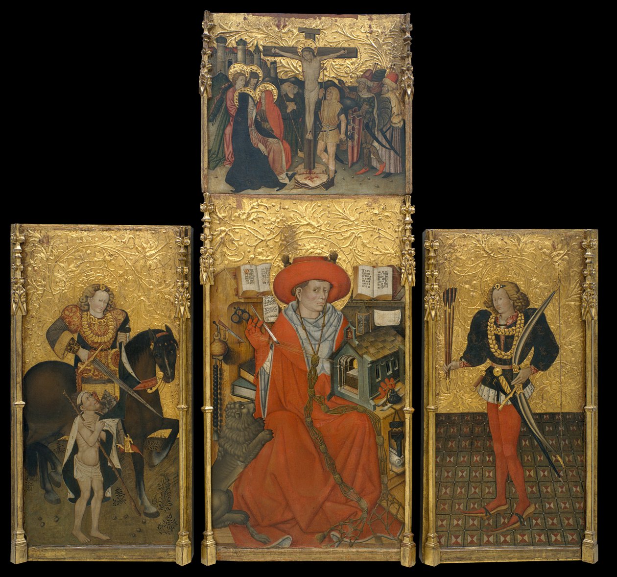 Retable de Saint Jérôme, Saint Martin et Saint Sébastien - Jaume Ferrer