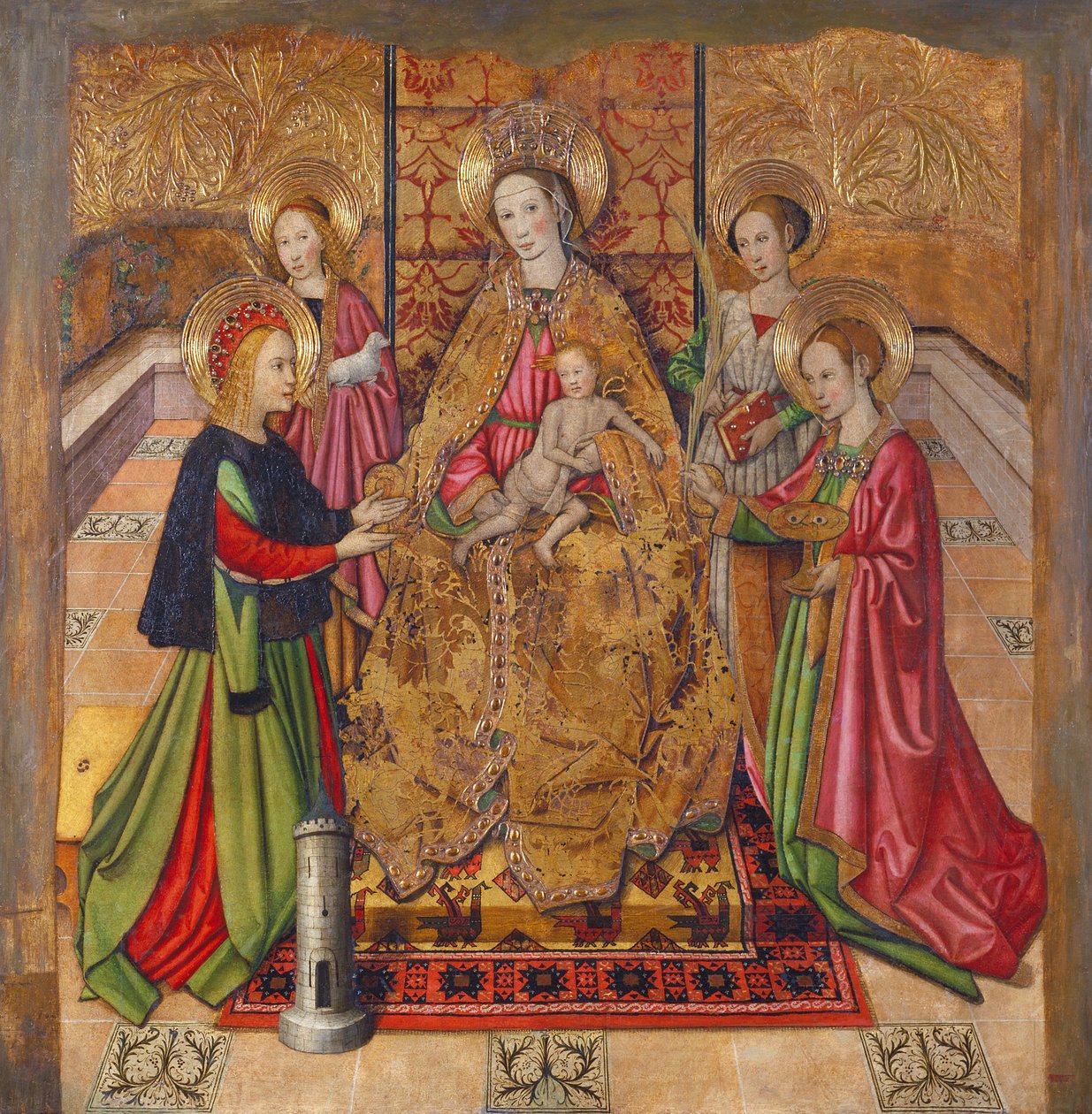 Vierge et Saints - Jaume Huguet