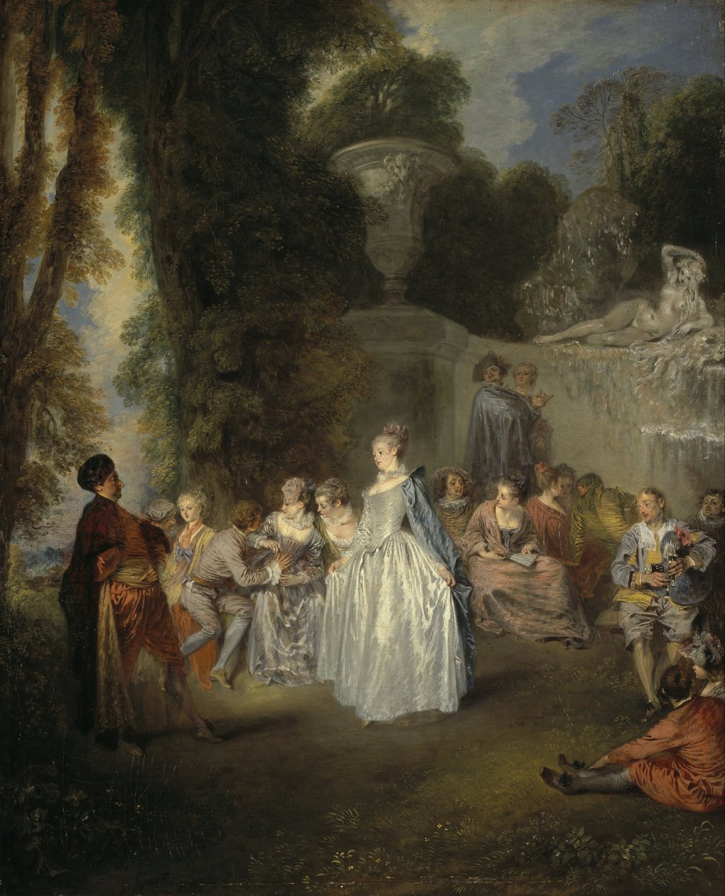 Fêtes vénitiennes - Jean Antoine Watteau