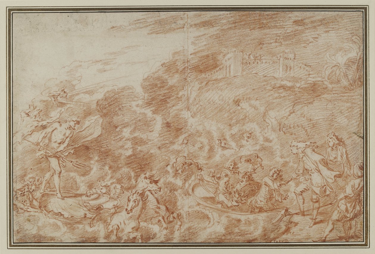 Tempête en mer - Jean Antoine Watteau