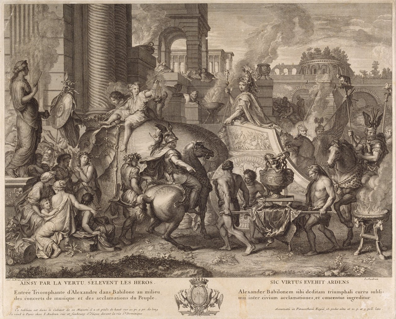 Alexandre le Grand entre en Babylonie - Jean Audran