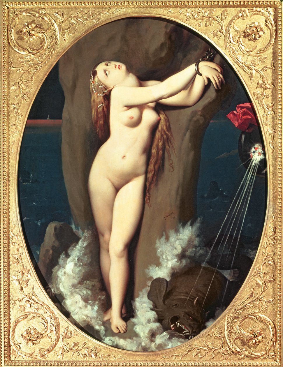 Angélique enchaînée, 1859 - Jean Auguste Dominique Ingres