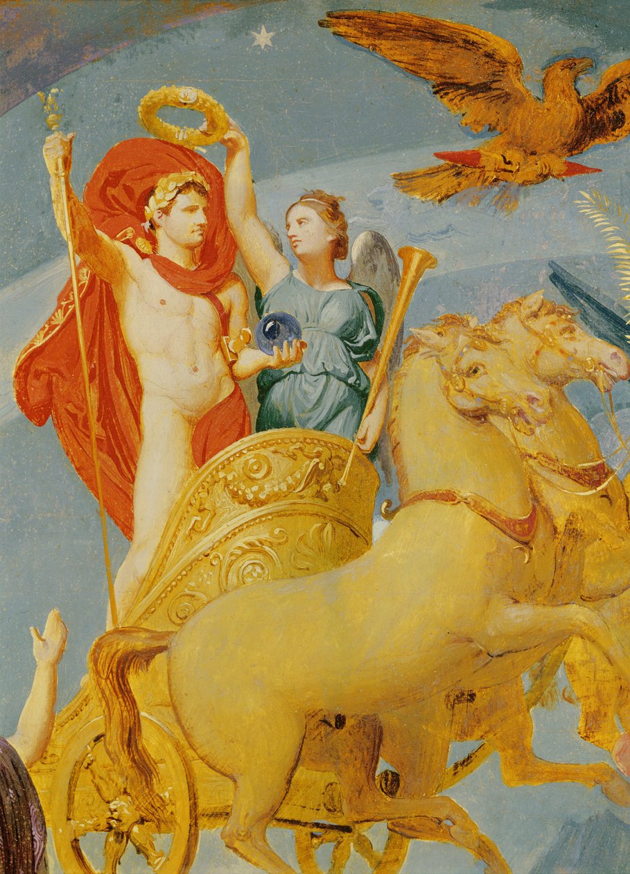 Apothéose de Napoléon Ier, (détail) du char de Napoléon, 1853 - Jean Auguste Dominique Ingres