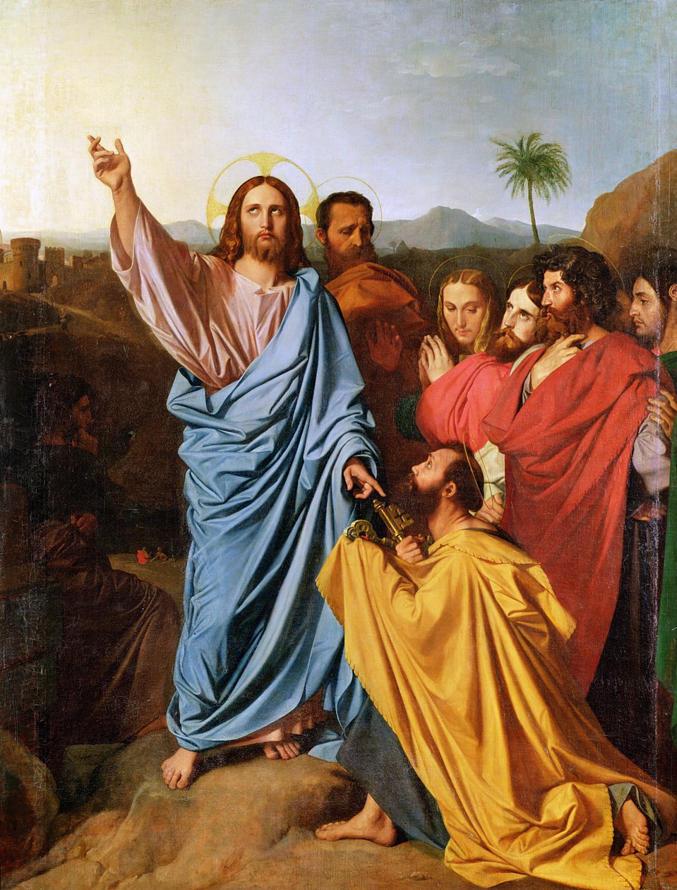 Jésus rendant les clés à Saint Pierre, 1820 - Jean Auguste Dominique Ingres