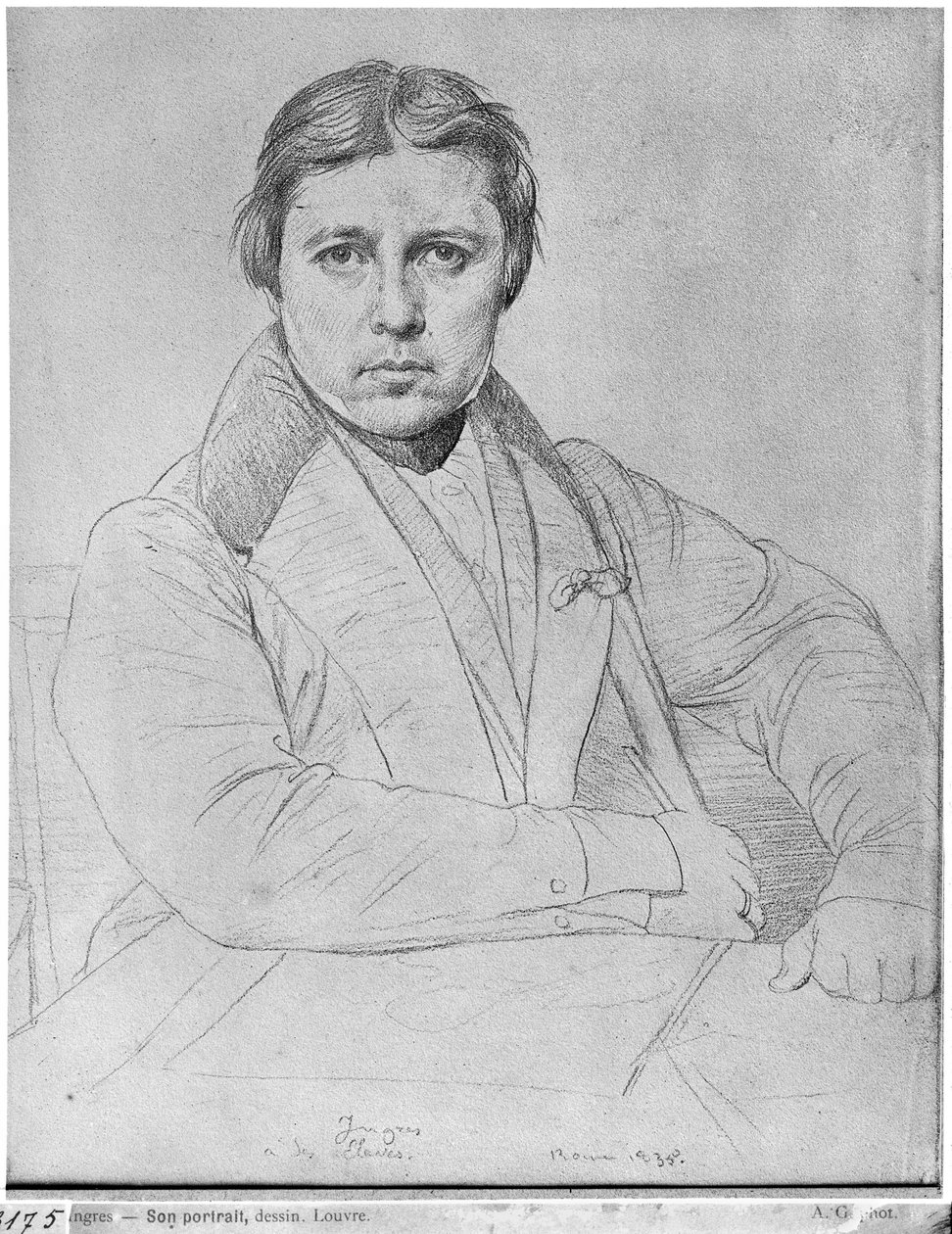 Autoportrait, 1835 - Jean Auguste Dominique Ingres
