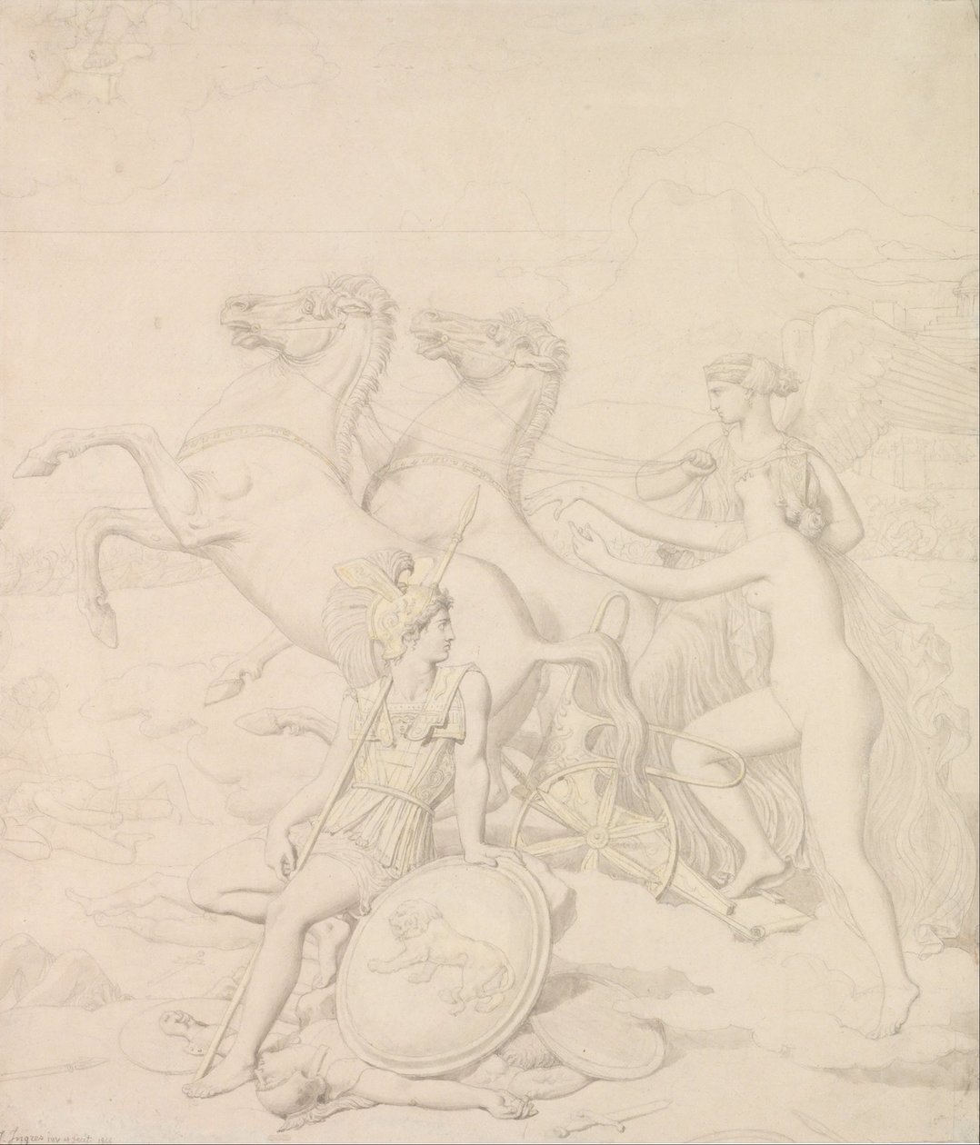 Vénus blessée par Diomède - Jean Auguste Dominique Ingres