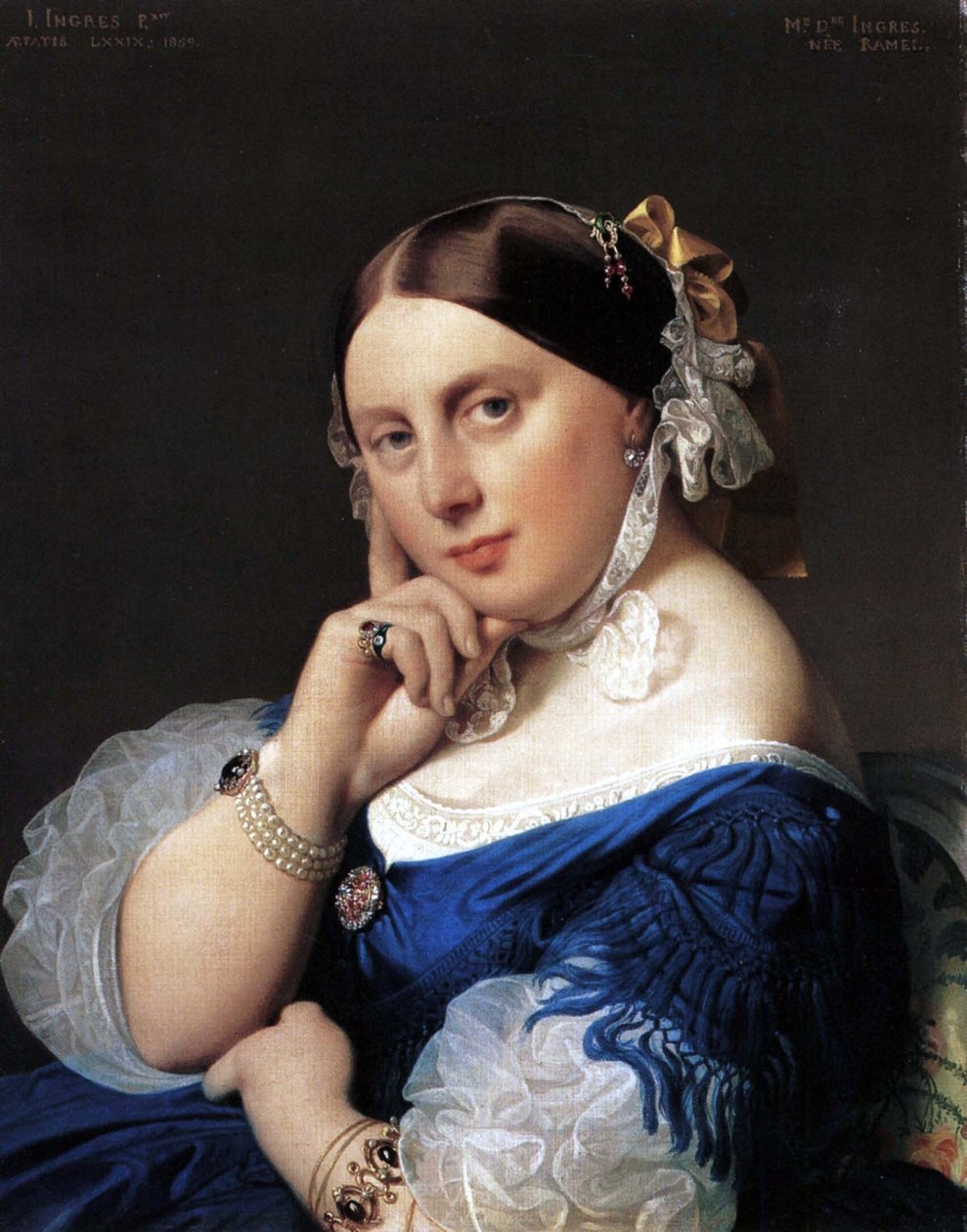 Portrait de Madame Ingres née Ramel - Jean Auguste Dominique Ingres