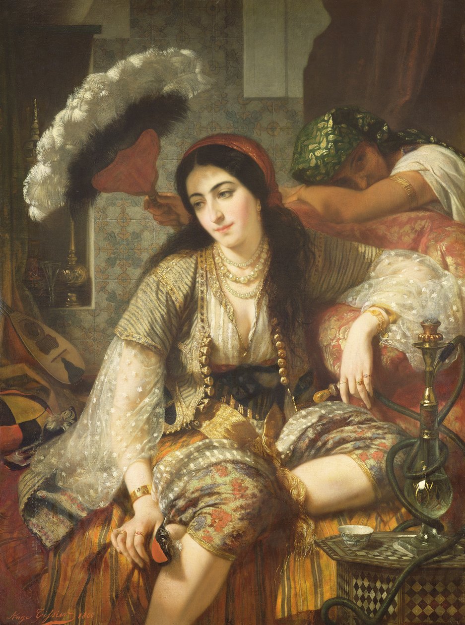 Odalisque - Jean Baptiste Ange Tissier