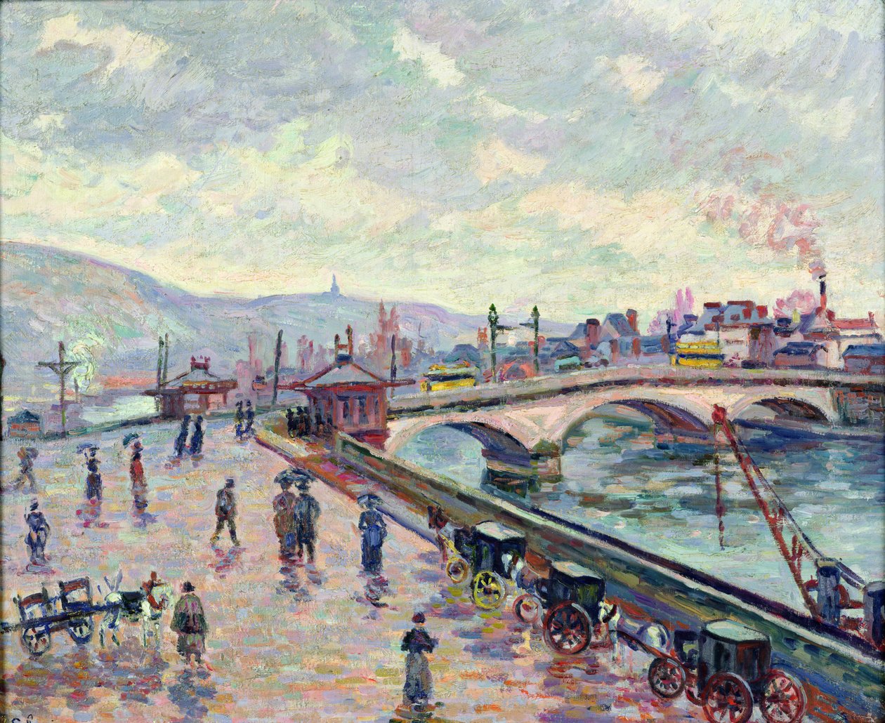 La Seine à Rouen - Jean Baptiste Armand Guillaumin