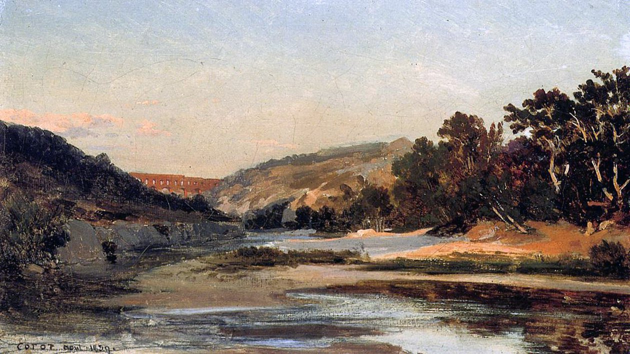 Aqueduc, 1839 - Jean Baptiste Camille Corot