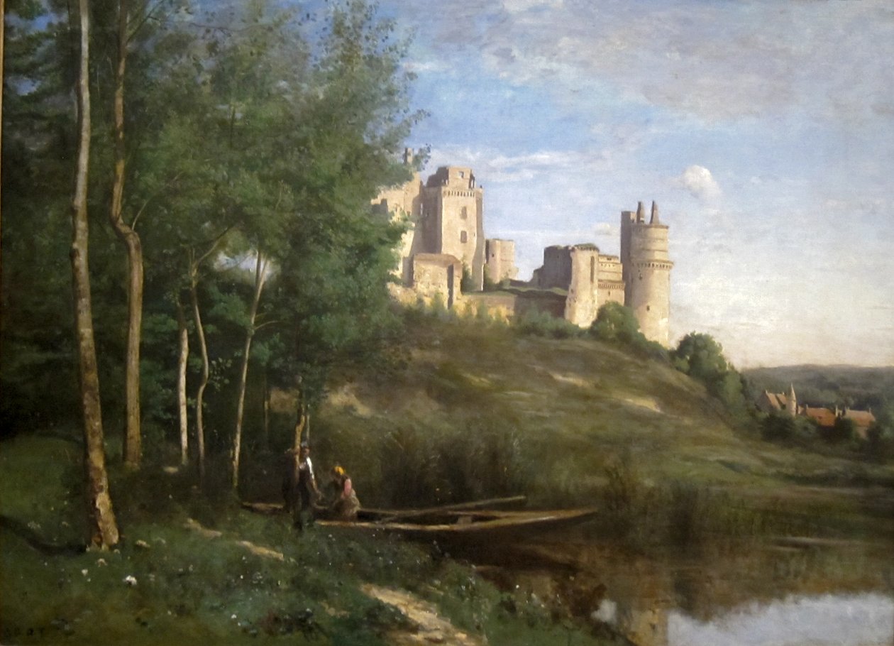 Ruines du Château de Pierrefonds - Jean Baptiste Camille Corot