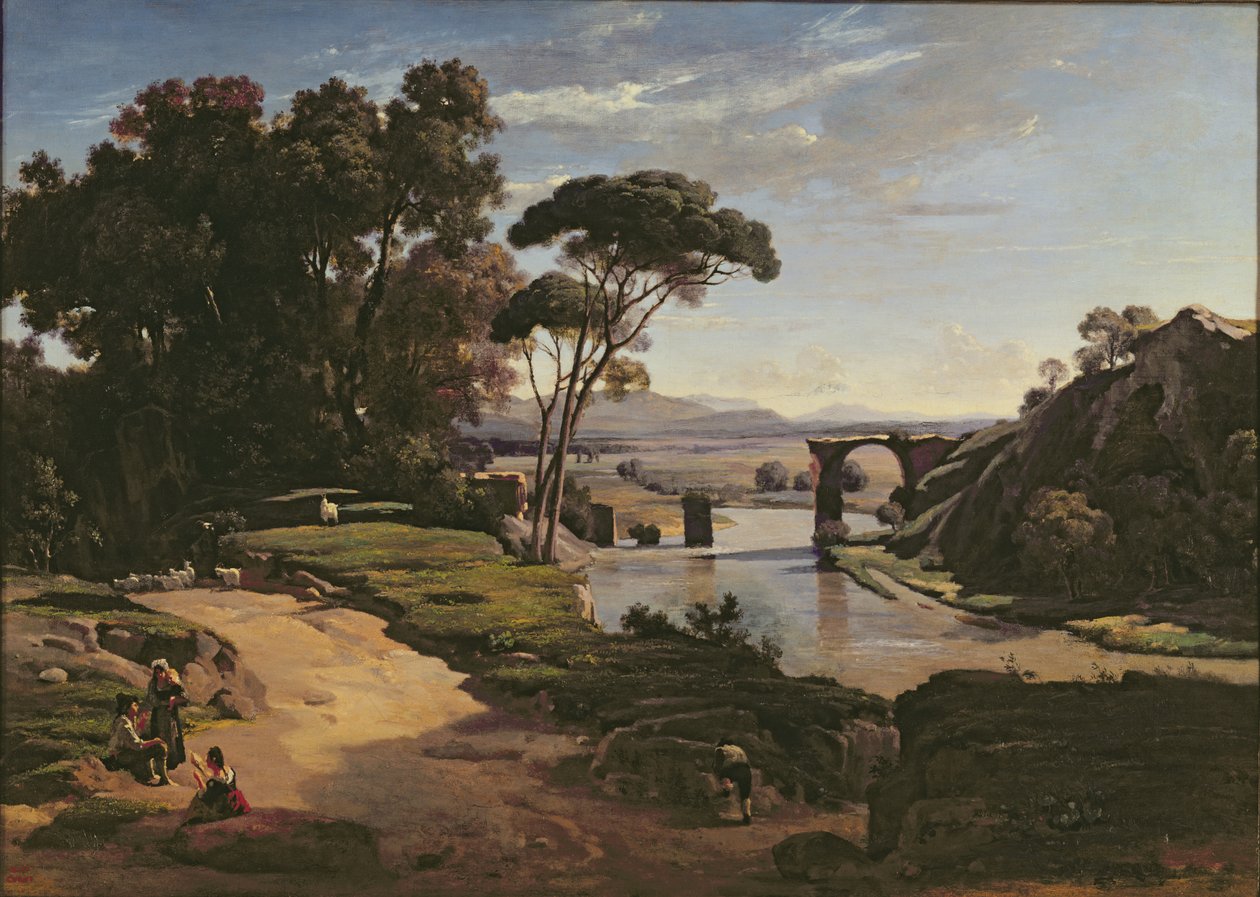 Le Pont de Narni, vers 1826-27 - Jean Baptiste Camille Corot