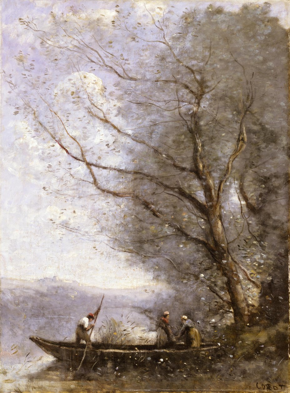 Le passeur - Jean Baptiste Camille Corot