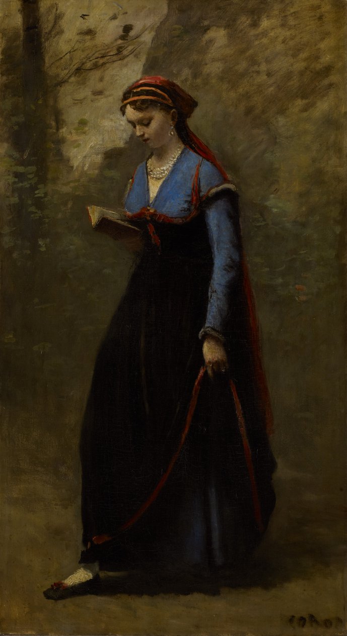 Le Lecteur, 1868 - Jean Baptiste Camille Corot