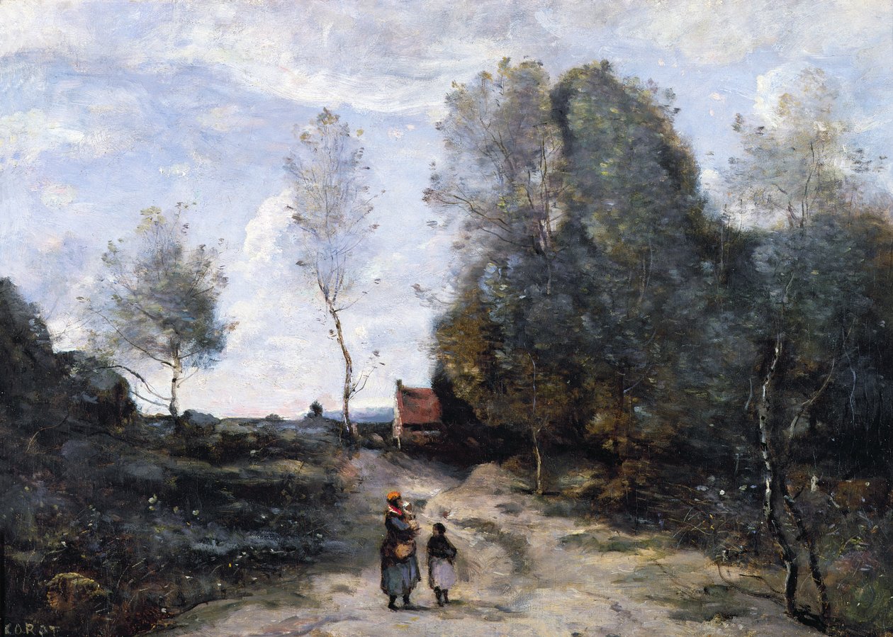 La Route - Jean Baptiste Camille Corot
