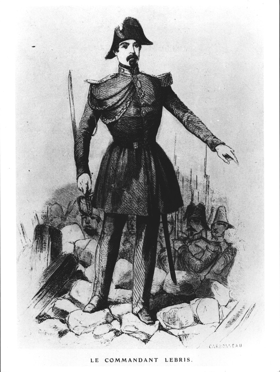 Commandant Lebris, vers 1848 - Jean Baptiste Charles Carbonneau