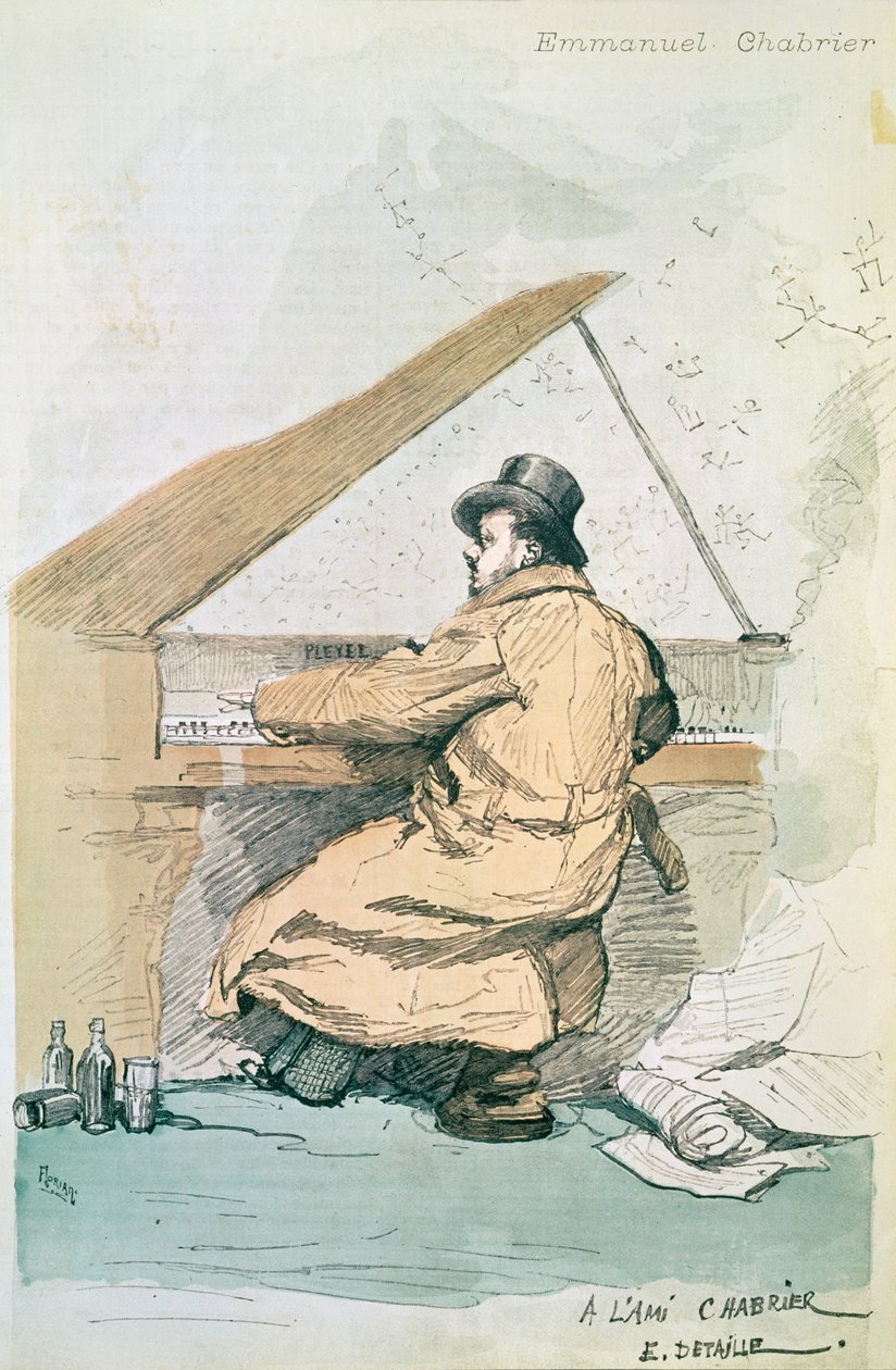 Emmanuel Chabrier, illustration de couverture de 