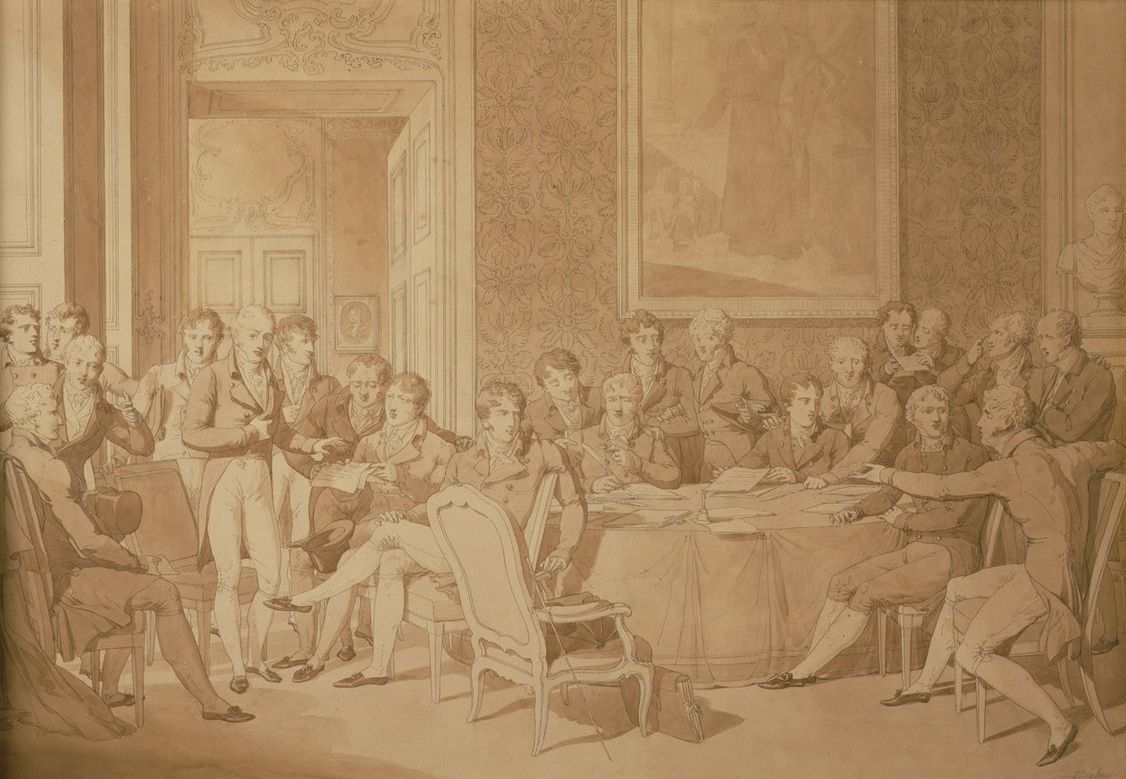 Le Congrès de Vienne, 1815 - Jean Baptiste Isabey