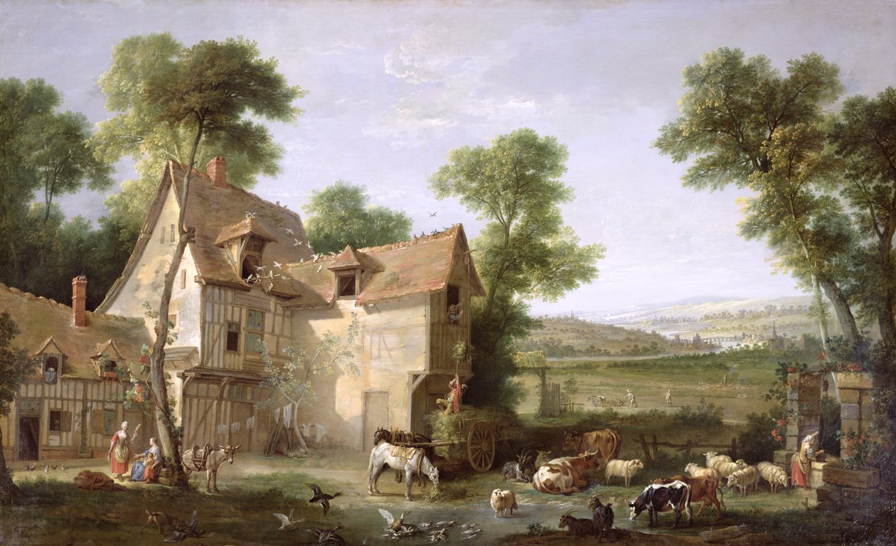 La Ferme, 1750 - Jean Baptiste Oudry